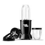 magic bullet Blender 7pc Set in Black - Powerful 10,000 RPM - Sleek, Compact & Portable - Great for Smoothies, Juices, Protein Shakes, Milkshakes, Soups, Salad Dressings, Salsa & Food Prep