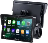 5 Inch Motorcycle CarPlay & Android Auto Display – IP67 Waterproof Touchscreen, Dual Bluetooth, TF Card, GPS Navigation, Voice Control, Universal Mount – APHQUA 522