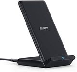 Anker Fast Wireless Charger, 10W Wireless Charging Stand, Qi-Certified, Compatible iPhone XR/Xs Max/XS/X/8/8 Plus, Fast-Charging Galaxy S9/S9+/S8/S8+/Note 9 and More, PowerWave Stand (No AC Adapter)