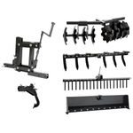 Impact IMPLEMENTS® 6-Piece Implement Kit for ATV, UTV, and Garden Tractors - Includes Lift, Rake, Cultivator, Box Blade, Disc Plow, and Middle Buster.