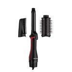 Revlon One-Step Blow-Dry Multi Styler - 3 in 1 Tool - Dry, curl and volumise with The 3 Interchangeable attachments (Detachable Head, Curler, Dryer, Styler) RVDR5333