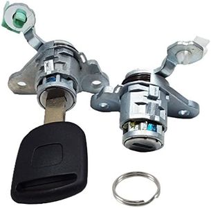 RI-KEY SECURITY - New Door Lock Cylinder Set for Honda Fit 2007 Driver and Passenger Doors