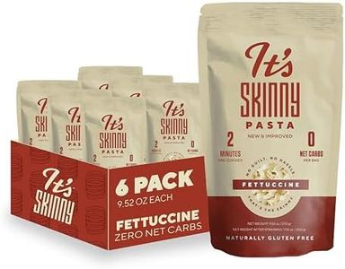 It’s Skinny Low Carb Pasta - Pre-cooked Fettuccine Pasta, Konjac Shirataki Noodles, Gluten Free Pasta, Vegan and Keto-Friendly (6-pack)