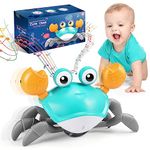 Veopoko Crawling Crab Toy, Baby Sensory Toys 0 6 Months Gifts for 1 2 3 4 Year Olds Girls Baby Toys 6 To 12 Months 1 2 3 4 Year Old Boy Toys Montessori Toys for Babies 6-12 Months Kids Toys Age 1-4