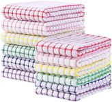 Kitinjoy 12 Pack Dishcloths and Kitchen Towels Sets, Mixed Colors