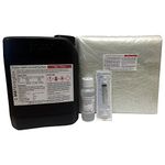 Polycraft 5kg Fibreglass Repair Kit - Professional Resin & Mat Combo, Comprehensive Solution for Boat, Auto, and Home Repairs, No Tools