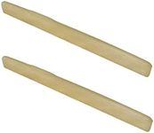 Miwayer 6 String YMH Acoustic Guitar Unbleached Bone Saddle, Guitar Bridge Saddles, Cut from Whole Bones, 75x3x9.7mm (6 String YMH Guitar Saddle 75mm 2 Pack)