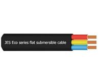 JES Eco Series Flat Submersible Cable | 3 Core Flat Cable 2.5 sq 100 meter Flat Copper Cable for Pumps and Motors | 1100 Volt ( Black Color )