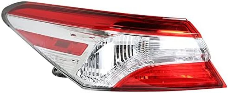 labwork Left Side Halogen Tail Light Brake Lamp Assembly Replacement for 2018 2019 2020 Toyota Camry SE LE Rear Outer Taillamp LH Driver Side