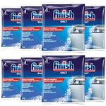 Finish Dishwasher Salt Box, 8kg, Prevents Limescale Build Up, Effective against Hard Water (Pack of 2x4kg)