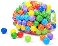 Ball Pit Balls for Baby, Plastic Play Balls Crush Proof BPA Free Phthalate Free – Bright Vibrant Colors for Baby Kid and Toddlers, for Ball Pit, Play Tent, Kiddie Pool, Bounce House and Playpen