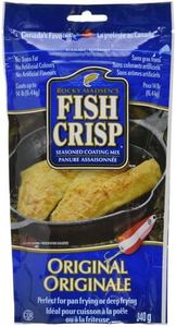 Rocky Madsen's Fish Crisp, Seasoned Coating Mix, Original, 340g/12oz., {Imported from Canada}