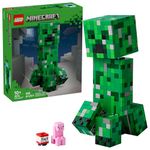 LEGO Minecraft The Creeper Kids Building Toy - Minecraft Toy for Boys & Girls, Ages 10+ - Room Decor for Gamers -W/ 1st Version Minifigure - Gift for Birthdays - 21276