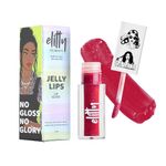 Elitty Jelly Lips- Mauve Lip Gloss for High Shine, Glossy Finish & Hydrating Lips with Jajoba Oil & Vitamin E | Vegan & Cruelty-Free, Pretty Savage (4 ML)