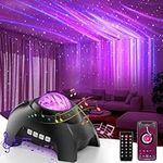 Galaxy Projector Light, Night Light Projector with Remote, Music Bluetooth Speaker, White Noise, 360° Northern Light Aurora Projector for Kids Adults Home Bedroom/Ceiling Decor, Christmas Gifts