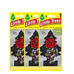 LITTLE TREES Car Air Freshener | Hanging Paper Tree for Home or Car | Rose Thorn | 6 Pack