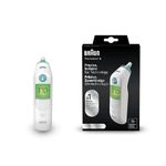 Braun ThermoScan 6 Ear thermometer - Colour-coded Digital Display - ExacTemp Stability Indicator - Baby and infant friendly- #1 Brand among doctors(1) - IRT6515