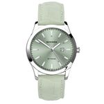 Sekonda Taylor Ladies 34mm Quartz Watch in Green with Analogue Date Display, and Green Leather Strap 40549