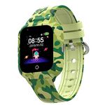 Turet Smart Watch for Kids, Phone Watch for Girls and Boys with Camera, Games, Recorder, Phone Book, SMS, Sim Enabled 2-Way Calling Kids Smartwatch, No GPS - No App (Green)