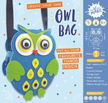 Express Yourself MIP Get Set Make Create Your Felt Owl Bag Kids Craft Kit for Kids GSET014