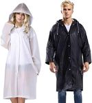 Rain Ponchos, 2 Pcs Rain Coats for 