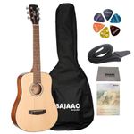 Cort AD Mini Open Pore Acoustic Guitar with Gig-Bag, Polishing Cloth, Strap, Picks & E-Book - Natural