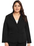 NEW-18 Trendy Women Black Blazer for Women and Girl