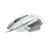 Logitech G502 X Wired Gaming Mouse - LIGHTFORCE Hybrid Optical-Mechanical Primary switches, Hero 25K Gaming Sensor, Compatible with PC - macOS/Windows - White