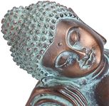 Buddha Statue Figurine, Meditation Decor Buddha Statue Rust-Proof Meditating for Garden Yard for Terrace or Porch for Indoor/Outdoor