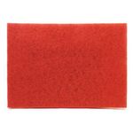 3M Red Buffer Pad 5100, 32" x 14" Floor Buffer, Machine Use (Case of 10)