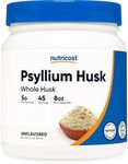 Nutricost Psyllium Whole Husk Powder (Flakes) 8.1oz - Gluten Free & Non-GMO