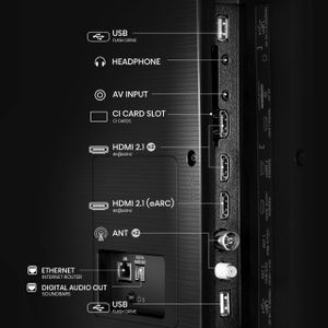 Hisense 75" 4K Smart TV – Ultra HD LED, Voice Control