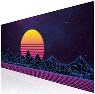 Imegny Mouse Pad/Cute Wrist Rest Mouse Mat/Ergonomic Mousepad Desk Protector for Gamers and Typists Zisesun011 Type1 35.4 * 15.7Inch