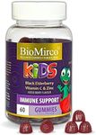 Kids Triple Immunity Complex, Immune Boosting Gummies for Kids, Vitamin C, Zinc and Elderberry, 60 Gummies – 2 Month Supply, Elderberry Flavour, Great Tasting,Support Immunity and Overall Wellness