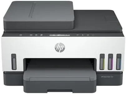 HP Smart -Tank 7301 Wireless All-in-One Cartridge-free Ink Printer, up to 2 years of ink included, mobile print, scan, copy, automatic document feeder (28B70A), Gray