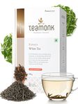 Teamonk Organic Kimaya White Tea Leaves (150g) – 75 cups | Single Origin Darjeeling Tea | Divinely Light & Refreshing | Loose Leaf-Tea, High in Antioxidants, Boost Oral & Heart Health