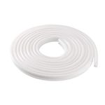 uxcell T-Slot Mount Window Weatherstrip Seal 7mm Bulb Bubble for 6mm Slot 5 Meters Long White