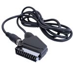 1.8 Meters Real RGB AV Scart Cable TV Lead Compatible with Sega Saturn