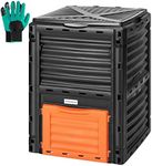 VIVOSUN Compost Bin 80Gallon (300L), Outdoor Composter W/Large Capacity & Easy Assembling, Compost Barrel for Fast Creation of Fertile Soil