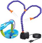 Water Table Pump for Step2,Kids Water Pump for Water Table,Water Table Accessories Small Cordless Water Pump for Water Table Fun Summer Outdoor Activities(Double Tube)