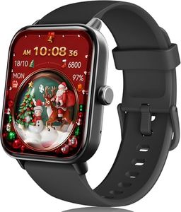 Kids Smart Watch, Fitness Tracker No Phone Need, IP68 Waterproof Swimming Smartwatch, 1.8'' Fitness Activity Tracker Watch 100 Sports Modes, Alarm, HR & Sleep Monitor Pedometer for 7+ Boys Girls Teens