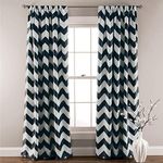 Home Fashion Chevron Curtains