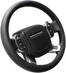 SEG Direct Microfiber Leather Steering Wheel Cover 39.5-41 cm Black