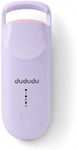 DUDUDU Heated Eyelash Curler, Portable Travel-Size Mini Electric Heated Lash Curler - 2-Level Adjustable Temp & Type-C Recharge, 10S Heat 3S Style 24H Lift for Long-Lasting Natural Effortless Curves