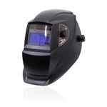 Homdum Auto Darkening Welding Helmet Automatic Solar Cell Powered Adjustable Welding Safety Helmet Arc Sensor Wide Adjustable Shade Welder Mask for TIG MIG/MAG MMA Welding (90X42MM)