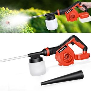 Electric Diatomaceous Earth Duster Compatible with Milwaukee 18V Battery (No Battery), Variable Speed, 3-in-1 Garden Dust Applicator/Blower/Vacuum Cleaner with 800mL Capacity