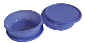 Tupperware Plastic Solid Small Bowl Set (Multicolor, 1 L) -Set of 2