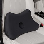 Benazcap Lumbar Support for Car, Memory Foam Car Seat Back Support, Car Seat Cushion for Sciatica & Lower Back Pain Relief, Lumbar Support Cushion, Car Seat Cushions for Driving, Back Support Cushion