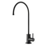 Purita 100 Percent Lead-Free Kitchen Water Filter Faucet in Matte Black