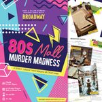 80s Mall Murder Madness | A Totally Tubular 80s Murder Mystery Game | Murder Mystery Games Dinner Party | 80s Murder Mystery | Flexible 4-20+ Players | Physical Game Kit